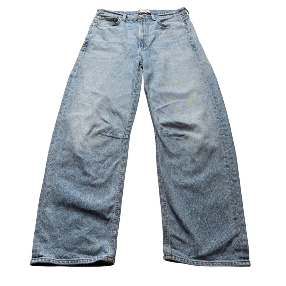 CITIZENS OF HUMANITY Miro Relaxed Blue Skylights Wide Leg Barrel Jeans Women 27